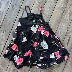 Old Navy 3t black floral summer sundress toddler girls summer dress